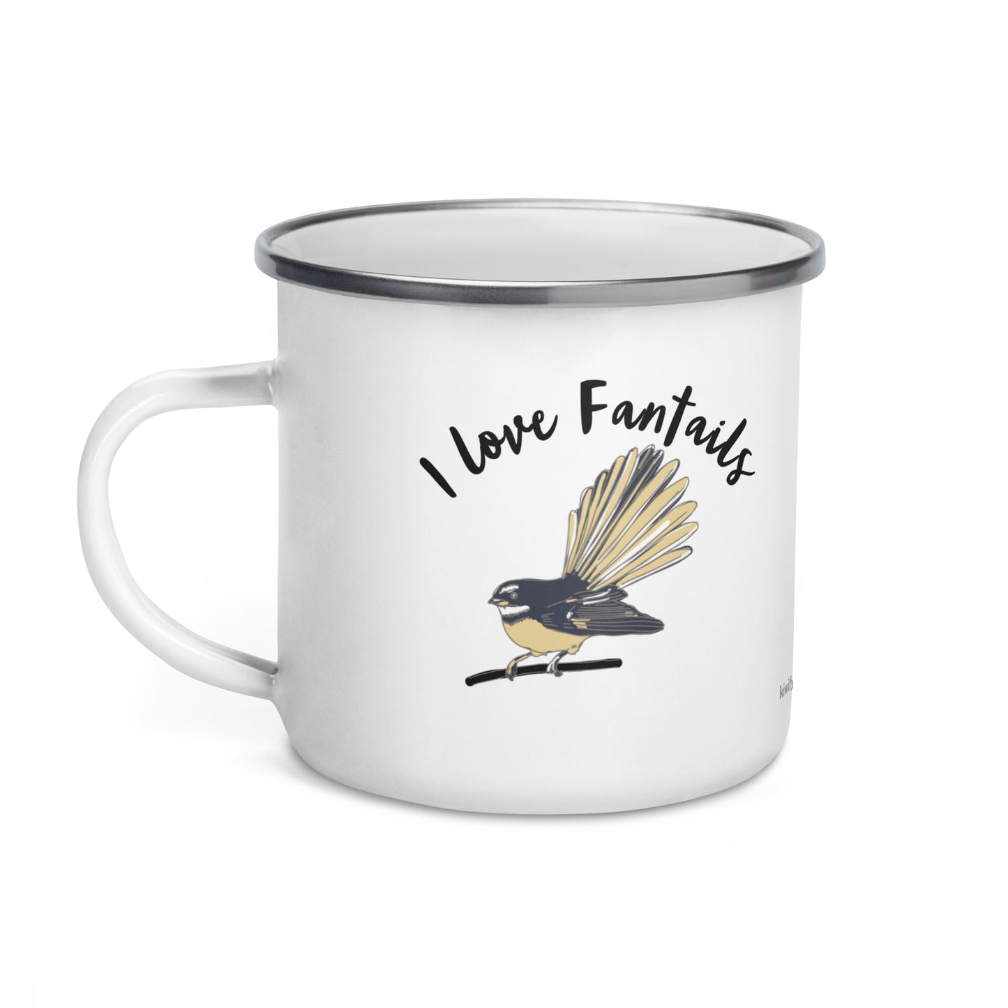 I Love Fantail - Enamel Mug